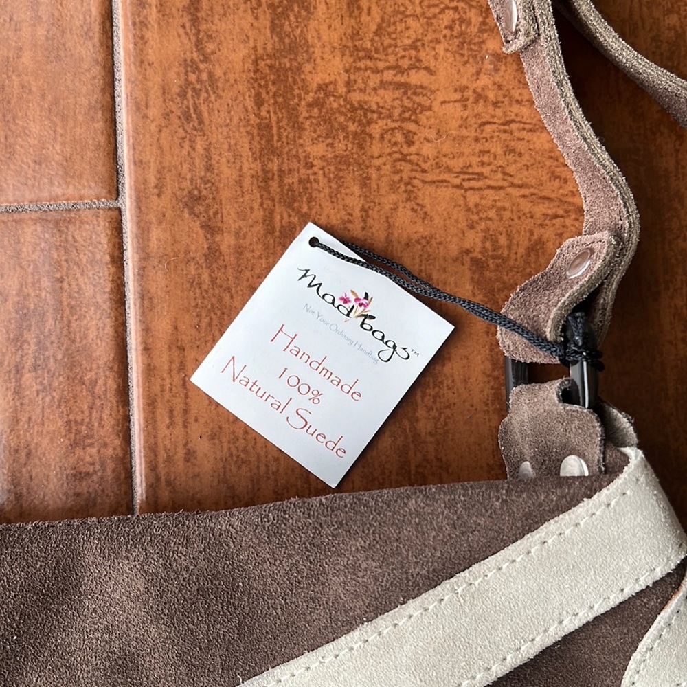 Brown and Cream Shoulder Bag - Picture 2 of 12